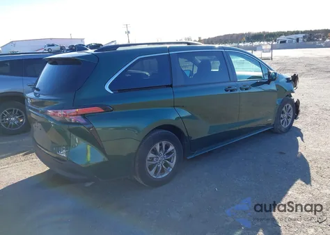 2021 Toyota Sienna Le from USA, damaged, VIN 5TDKRKEC4MS030425